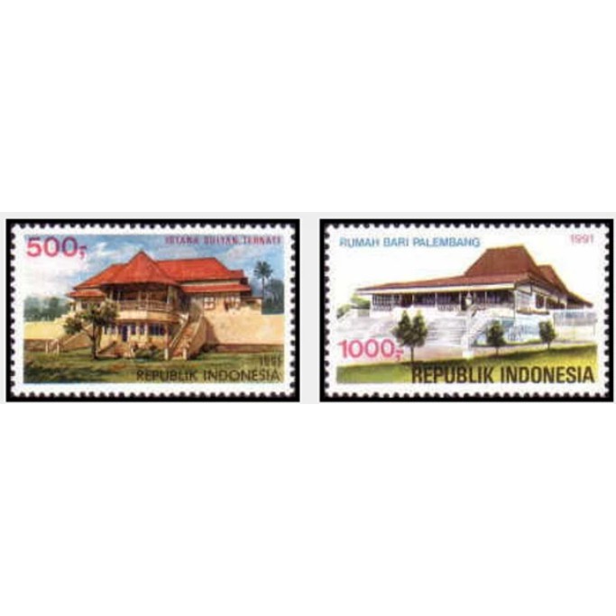 

Perangko Filateli 12266 Indonesia MNH 2v 01.03.1991 Tourism 91