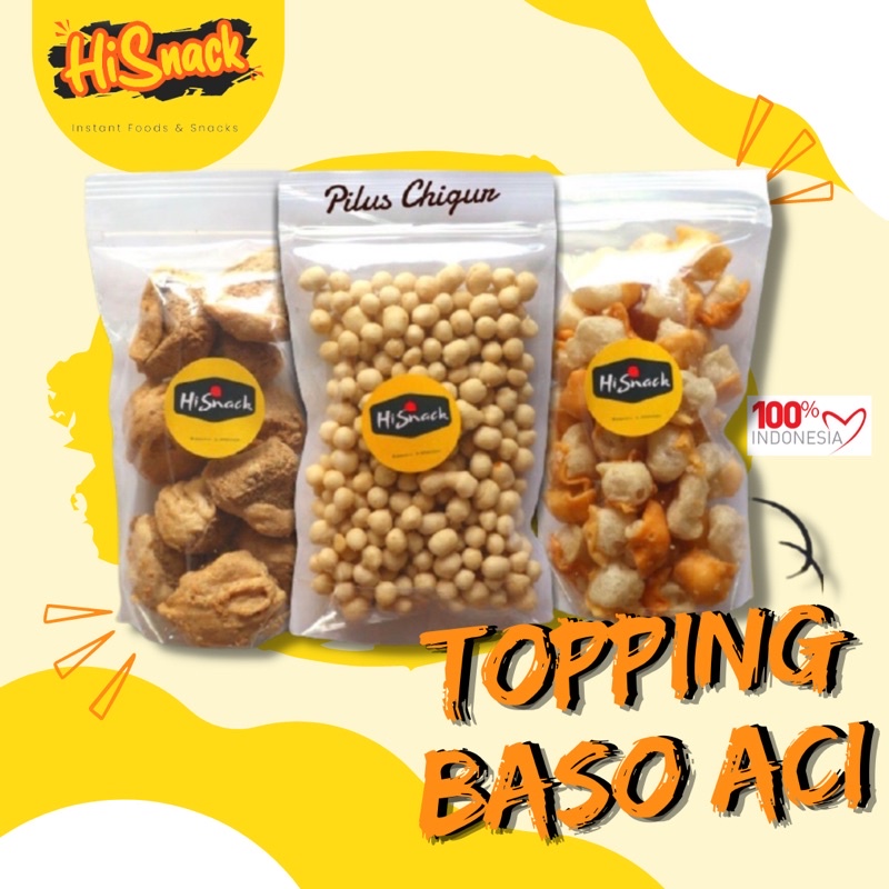 Jual Topping Baso Aci Toping Makanan Berkuah Shopee Indonesia