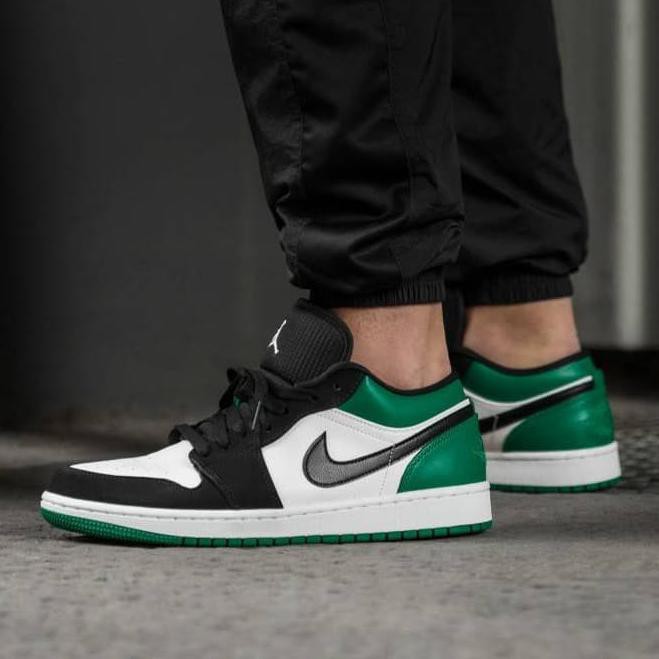 Branded Snikers Pria❤️ Sepatu Nike Air Jordan 1 Low Mystic Green - Premium Import DISKON