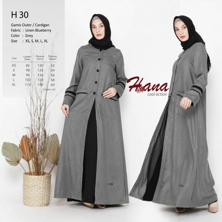 [PROMO AKHIR TAHUN] Gamis HANA 30 Ori By ENDOMODA Gamis Dewasa Murah READY SIAP KIRIM