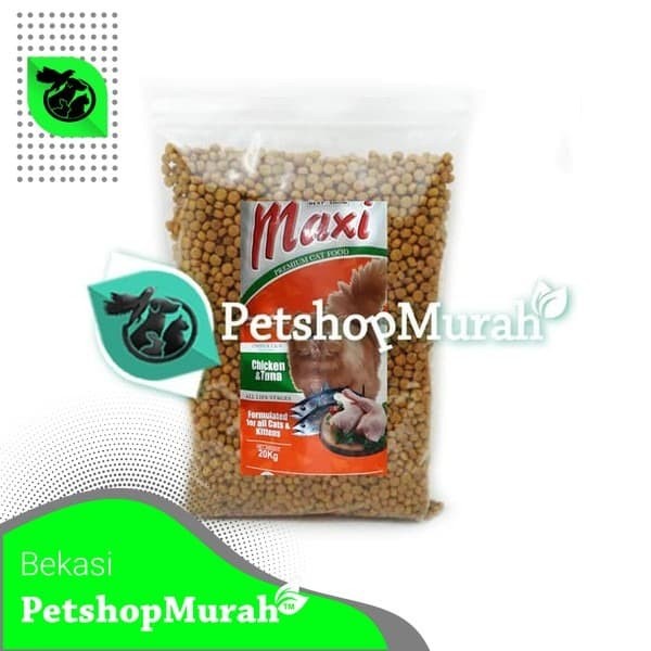 Makanan Kucing Murah laris Maxi Cat Food Repacking 500 Gram non bolt