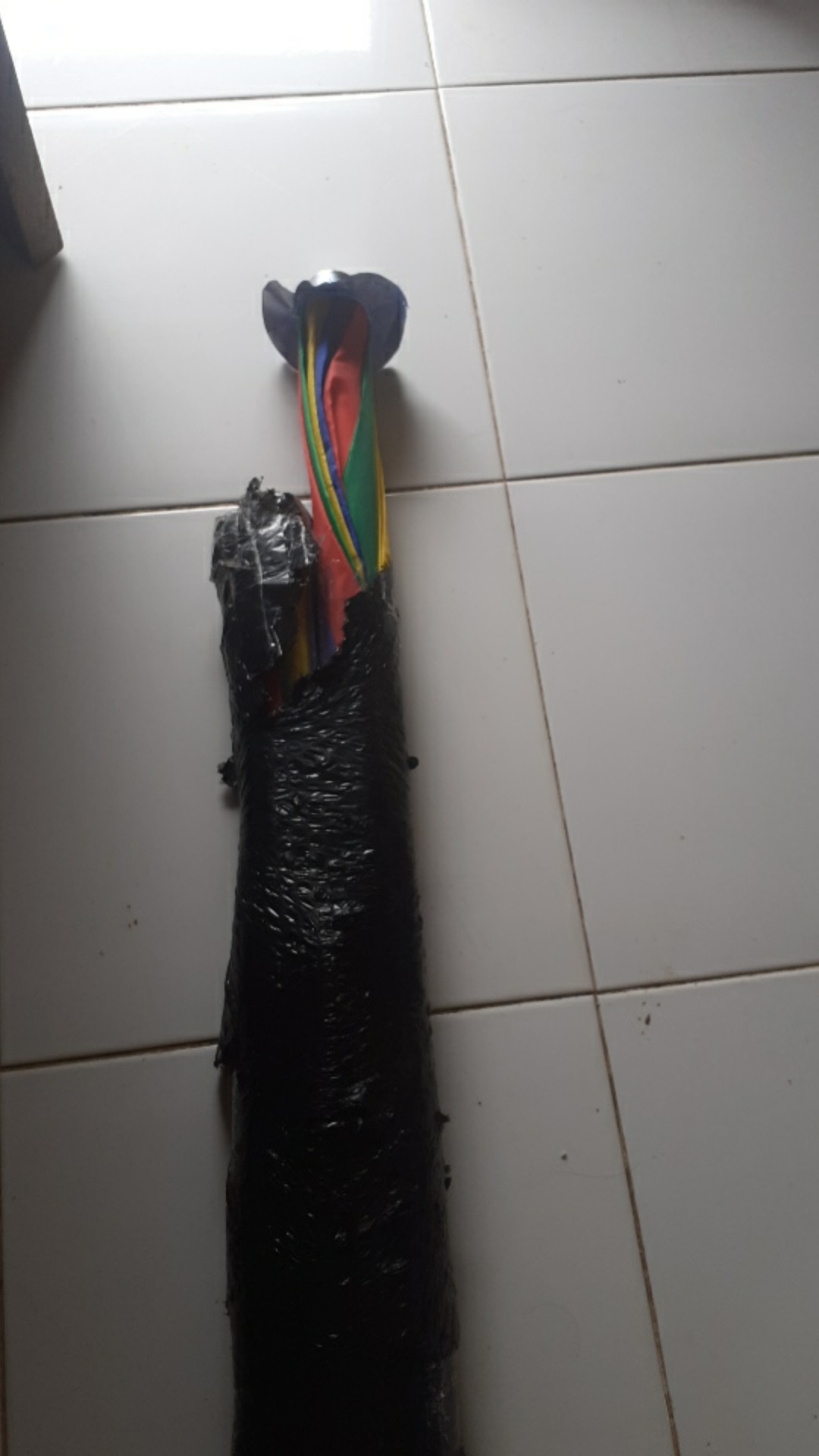 Payung Tenda / Payung Cafe / Payung Pantai Parasol Pelangi 264 Cm ( 52  )