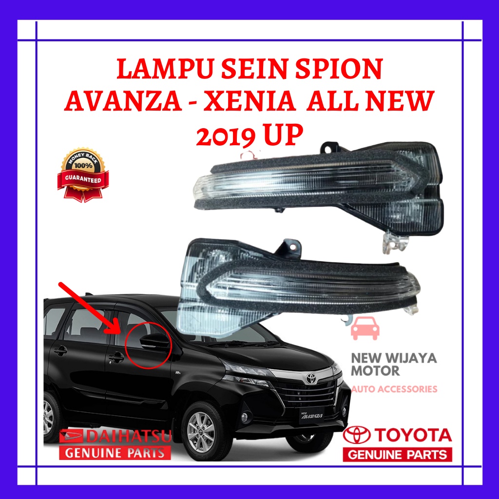 Lampu Sein Spion Avanza dan Xenia 2019 Ke Atas Original/ Lampu Sein Spion Xenia Avanza 2020 Original