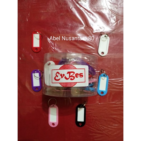 

Gantungan kunci dengan Lebel nama Ukuran L:2xP:5CM