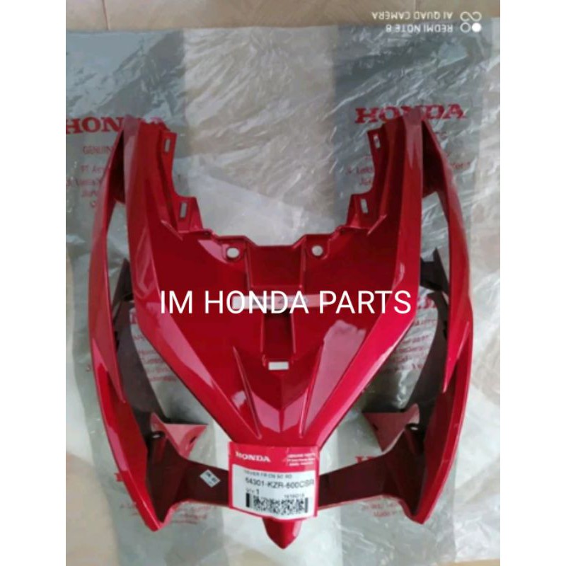 Cover body tameng depan Honda Vario 125 old lama merah maron original