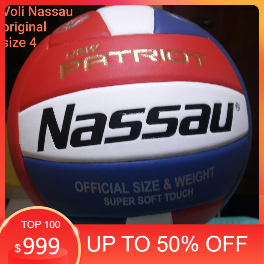 bola voli nassau new patriot original size 4 / bola voli nassau / bola voli ori / bola voli anak