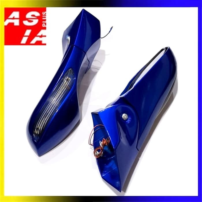 Unik KACA SPION LIPAT G4H VARIASI MOTOR YAMAHA NMAX ORI MODISH RACING BLUE Diskon