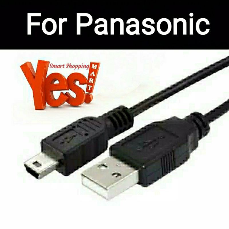 Kabel Data Mini Usb Kamera Panasonic Sdr H60 H250 S10 S150 Sw20 Shopee Indonesia