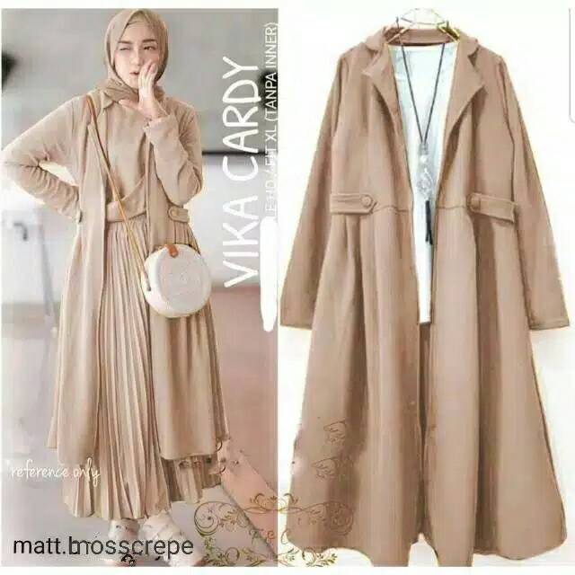 CARDIGAN VIKA CARDI MOSCREPE OUTER PREMIUM-1