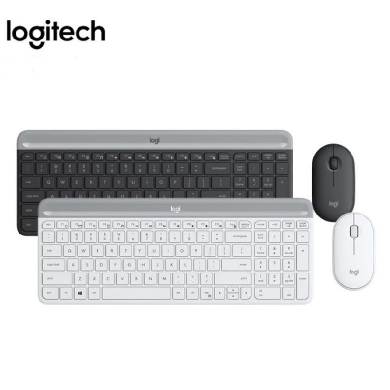 keyboard dan mouse Logitech MK470 combo wireless ultra slim silent