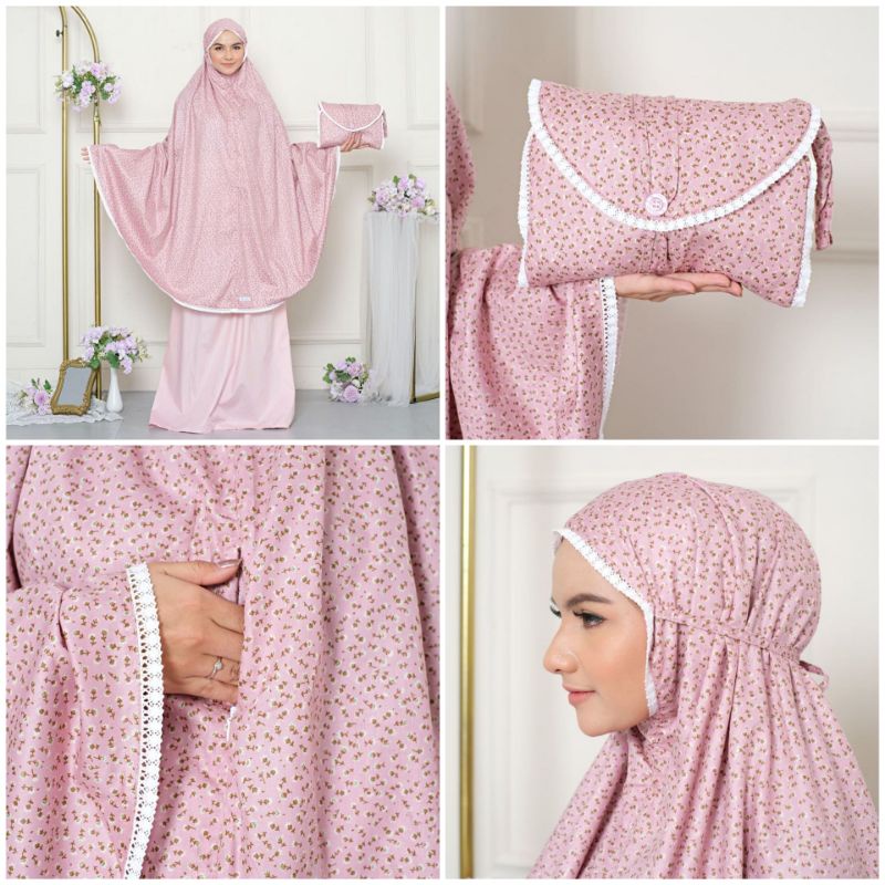 MUKENA KATUN JEPANG ORI ZLASSICA DITSY ROSES
