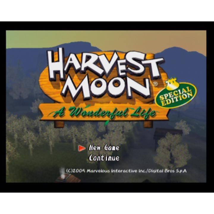 Kaset ps 2 Harvest Moon