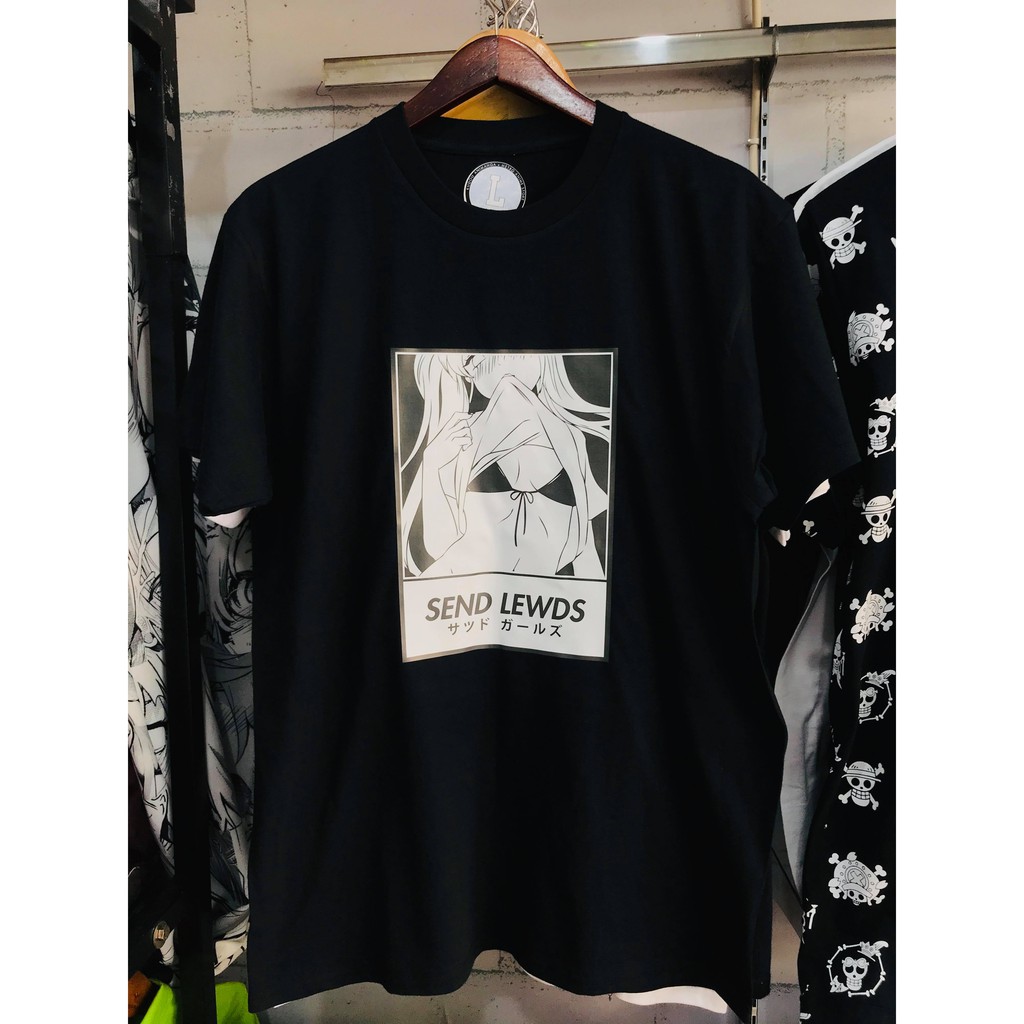 SEND LE*WD TEASE ME Anime Distro Tshirt Kaos Cotton Combed 24s Girl Kawaii Cute Waifu Aesthetic Unisex