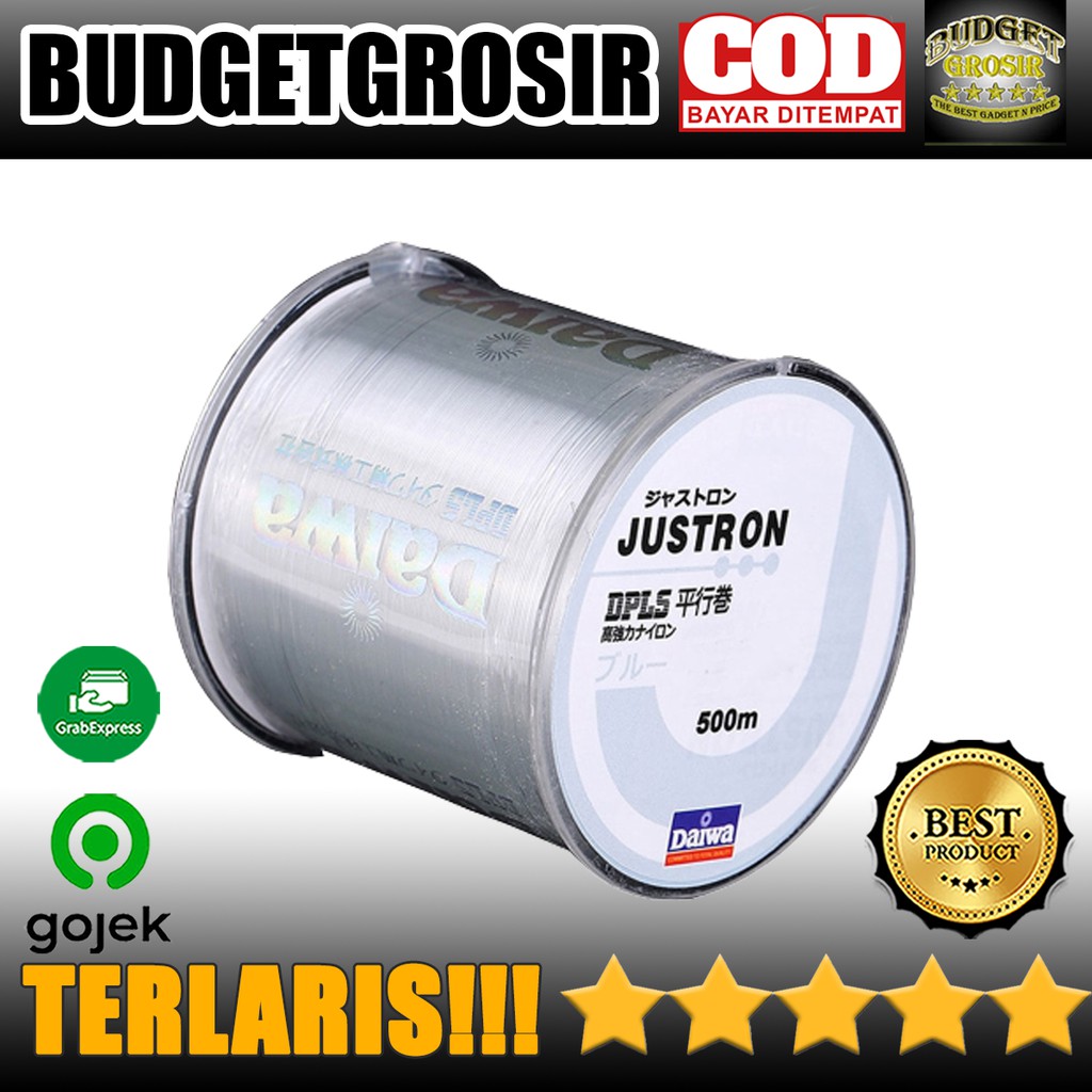 Senar Tali Benang Pancing Nylon Series Braided Thick Line 0.4 500 Meter - DPLS--DAIWA JUSTRON