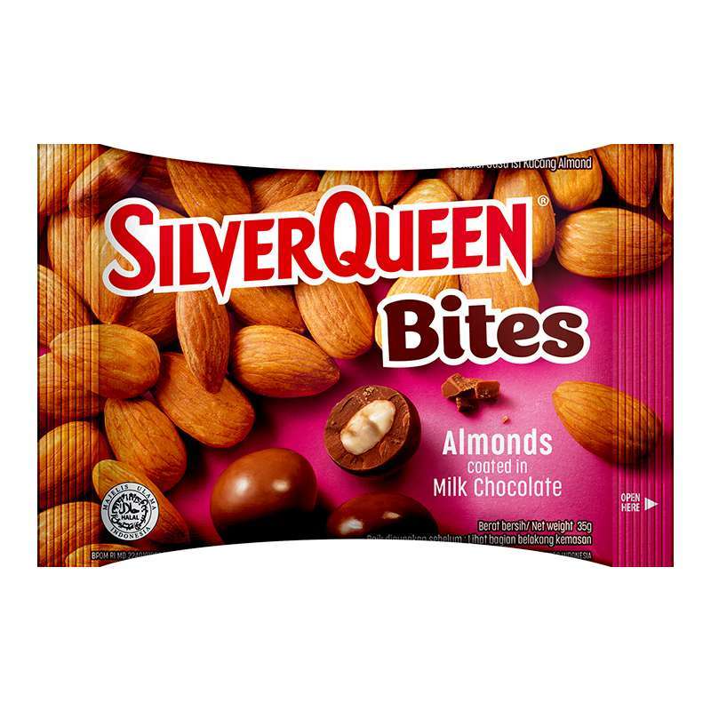 

Silver Queen Bites Milk Chocolate Amlond Cashew Dark Chocolate Cashew