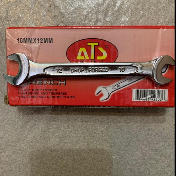 ATS Kunci PAS 10X12 MM double open end wrench (harga per biji)