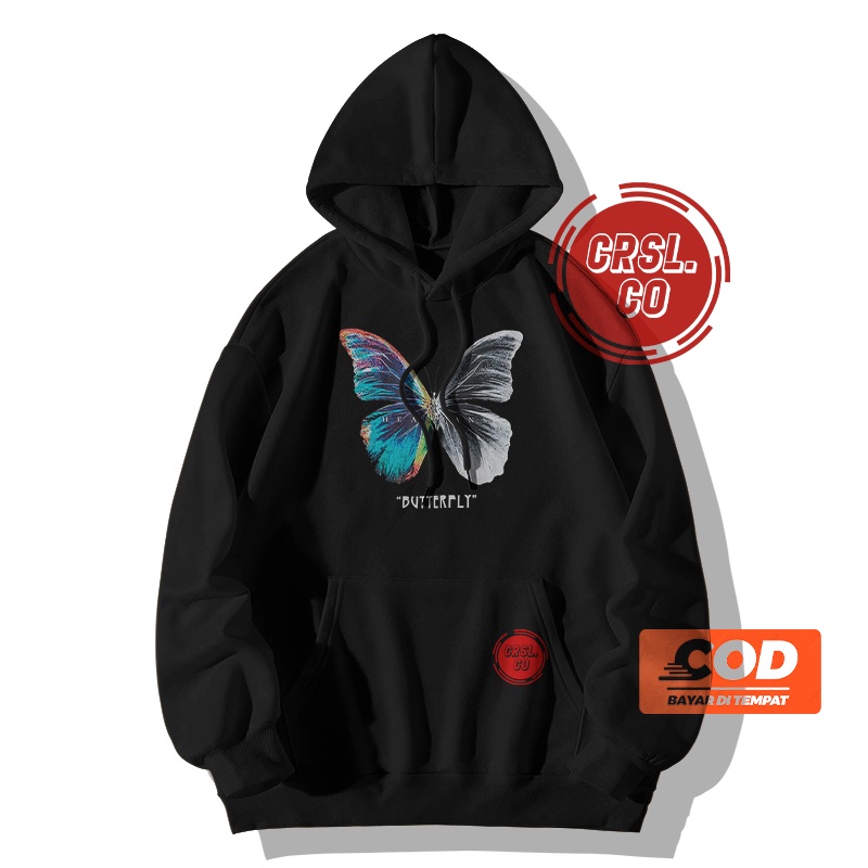 HOODIE SWEATER DISTRO // HODIE BUTTERFLY // PRIA WANITA // UNISEX M-XXL TEBAL DAN LEBUT BANYAK MOTIF  BAGUS BISA COD