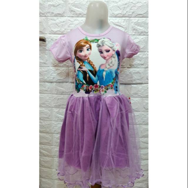 VOHARA Dress Tutu anak Import 4-9 tahun