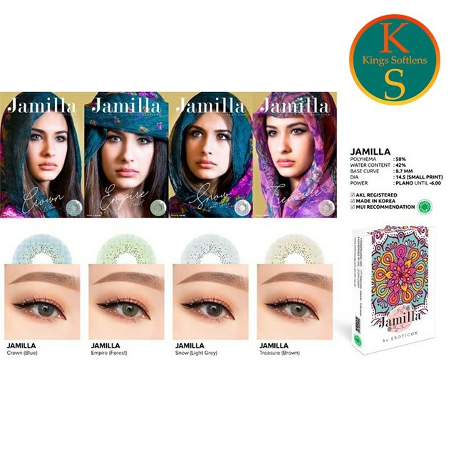 Softlens X2 Jamilla MINUS 3.50 - 6.00 / Softlens Jamilla MINUS