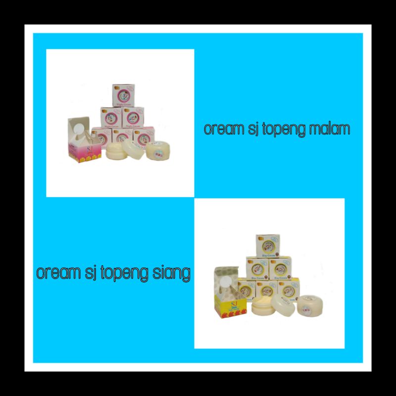 [PERPC] CREAM SJ TOPENG SIANG &amp; MALAM / CREAM SJ BIASA ORIGINAL