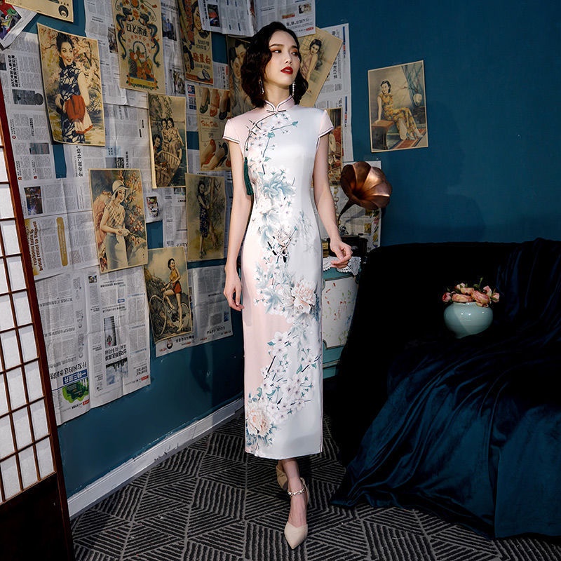 Cheongsam 2021 new style young girls can wear Retro Old Shanghai temperament improved summer dress