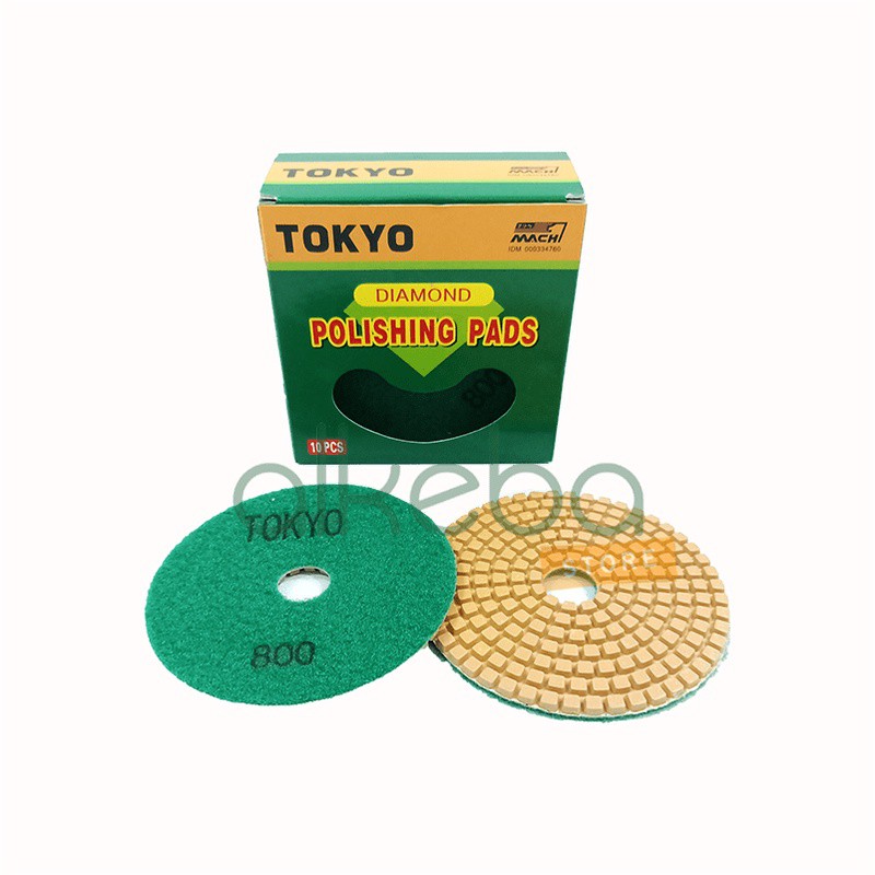 TOKYO DIAMOND PAD 800 /Poles Batu Grinda Poles Marmer Gerinda