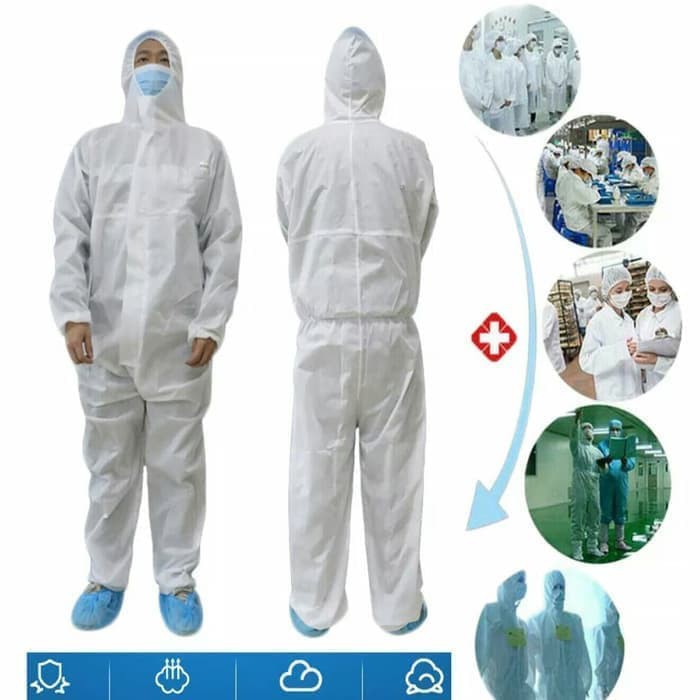 Baju Apd Hazmat Coverall Suit Inorateks Setara Tyvek Boho / UK XL