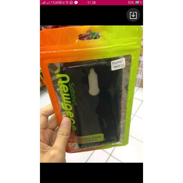 DIJUAL Newgene  Soft Jelly Case Huawei Nova 2i 2 I Hitam Doff silikon hp case