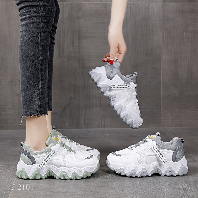 SEPATU WANITA SNEAKER FASHION ALA KOREA QORIAH 2101
