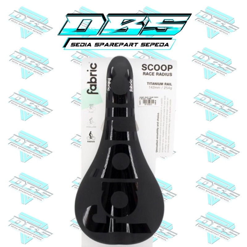 SADEL FABRIC SCOOP RACE TEAM RADIUS 142MM BLACK