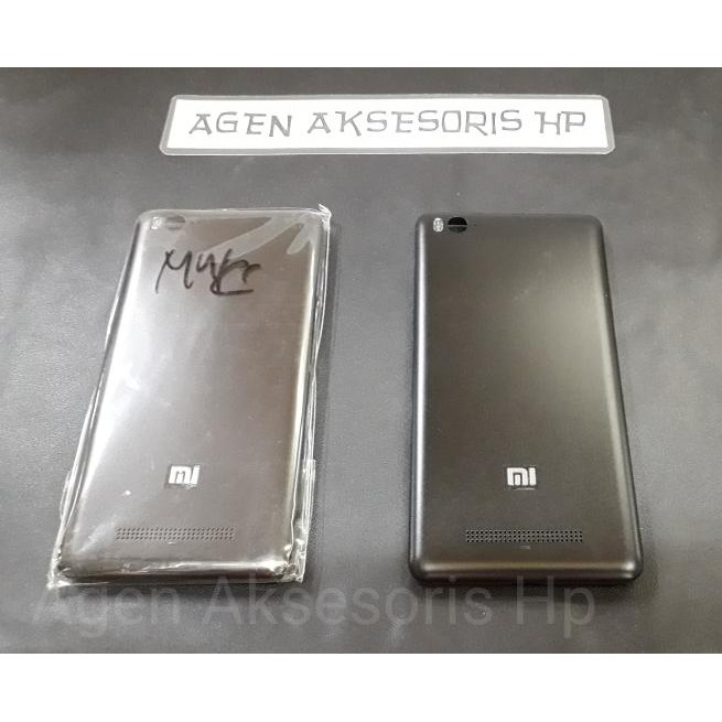 BackDoor HP Xiaomi Mi 4C Mi 4i 5" Housing Back Cover Tutup Belakang HP - Hitam
