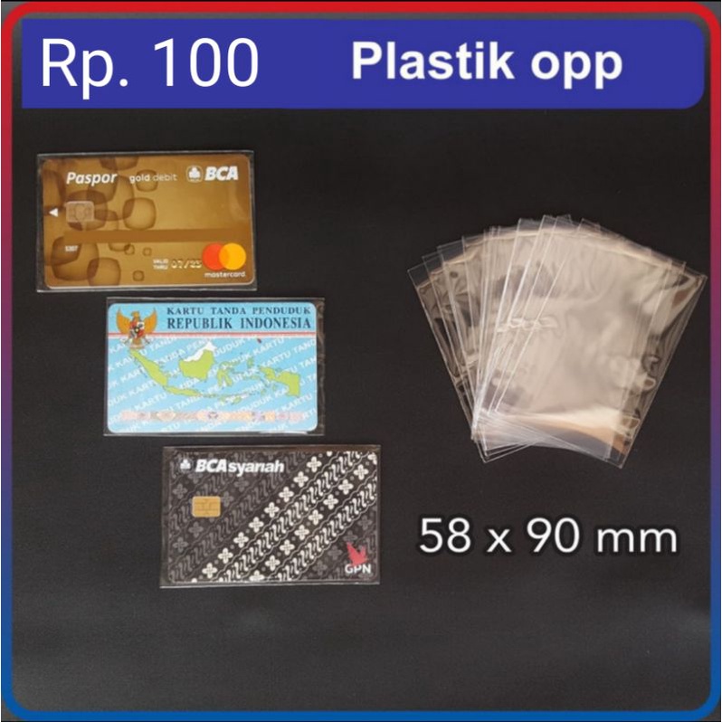 

Plastik Pelindung Kartu KTP ATM SIM