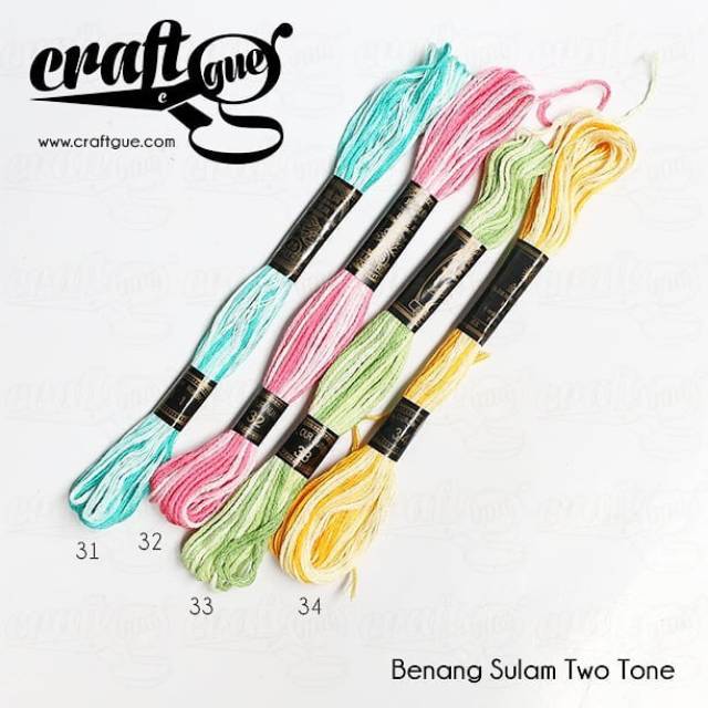 Benang Sulam Two Tone GRADASI (11-50)