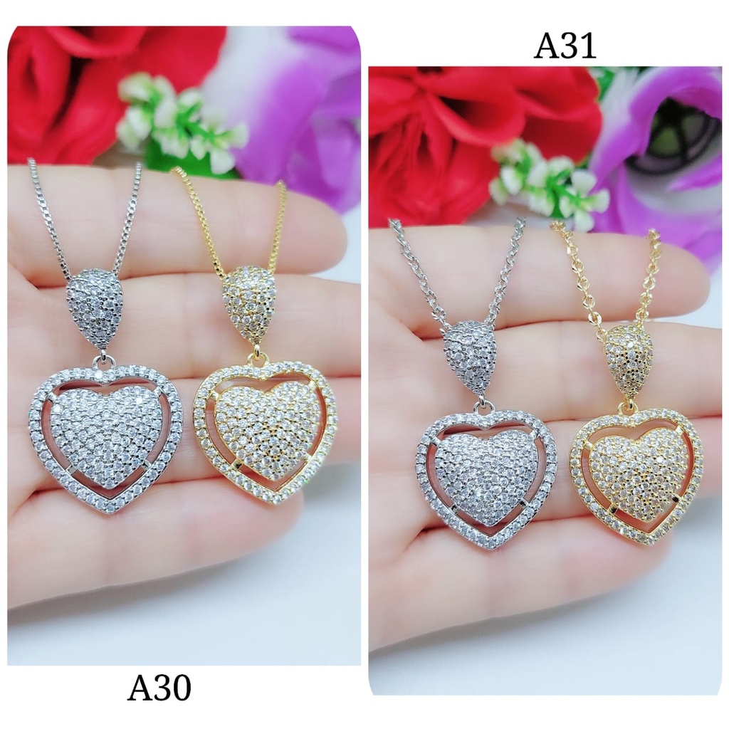 Xuping Kalung Dan Liontin love A28-A31