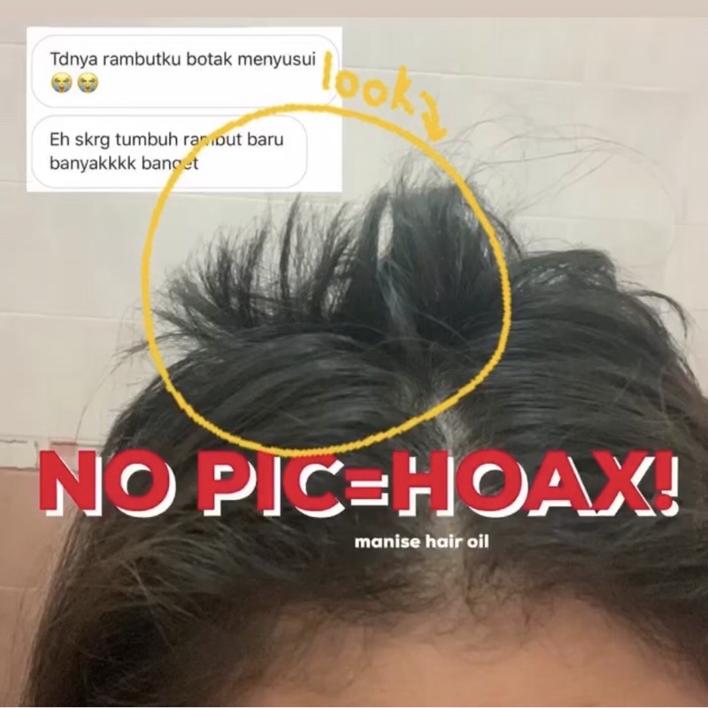 RONTOK BOTAK!  Manise Hair Oil - CEK TESTI tonic serum minyak rambut kemiri follow me shampoo fall-1