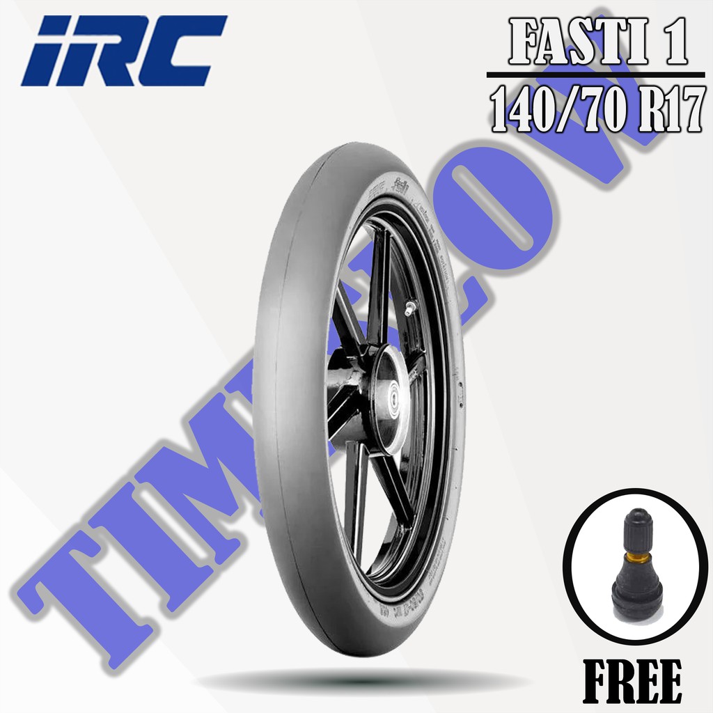 Ban Motor SLICK RACING COMPOUND // IRC FASTI 1 140/70 Ring 17 Tubeless