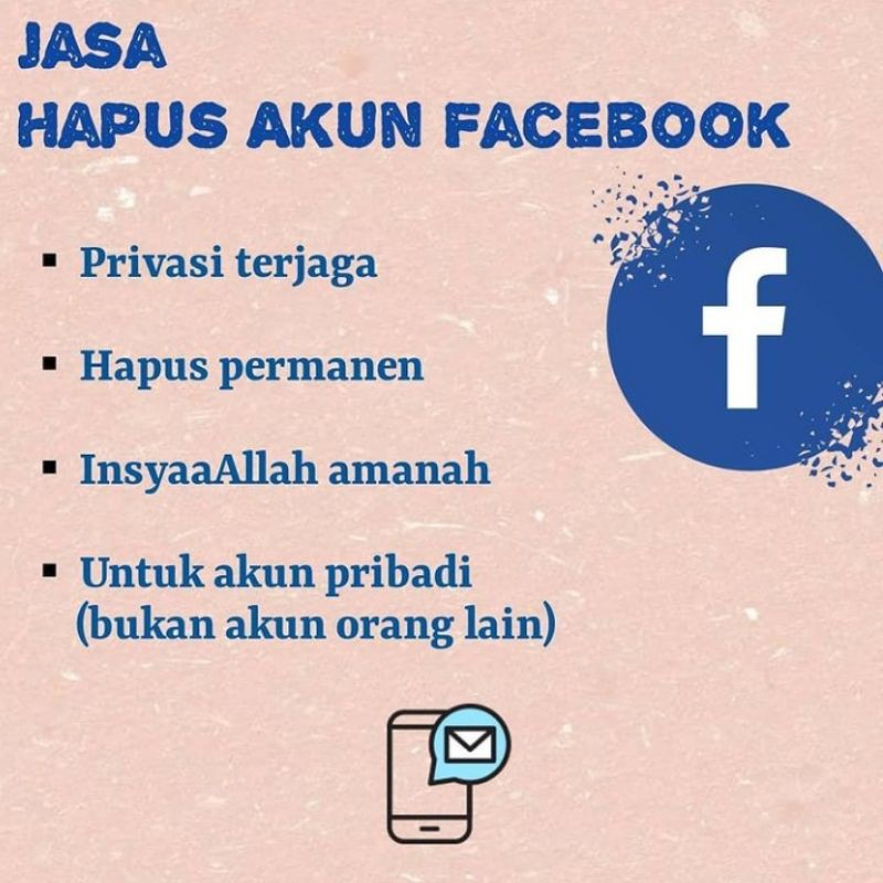 Jasa Hapus Akun Facebook Lama Shopee Indonesia