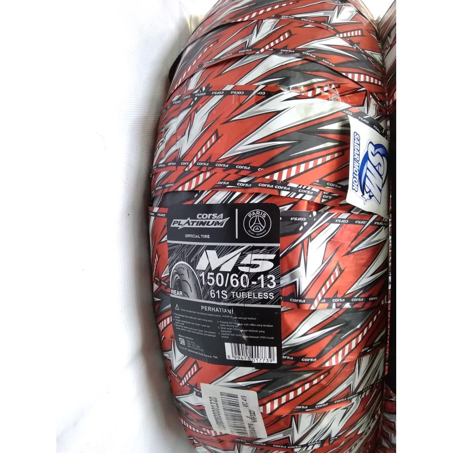 Ban Motor CORSA PLATINUM M5 150/60-13 Tubeless Yamaha NMAX Belakang