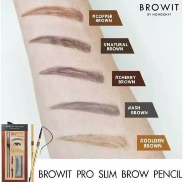 (READY) BROWIT Pro Slim Brow By Nongchat ORIGINAL THAILAND