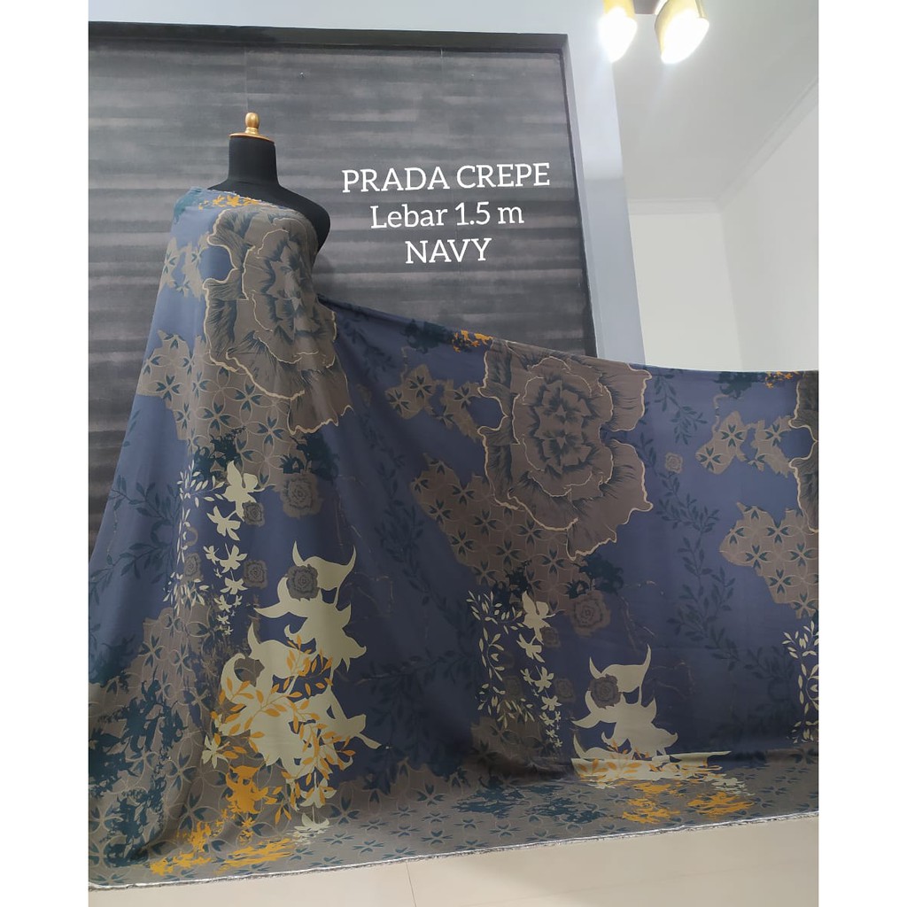 Bahan kain PRADA CREPE Kualitas Premium