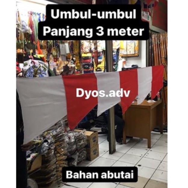 Bendera Umbul-Umbul Merah Putih Panjang 3 Meter Umbul-Umbul Merah