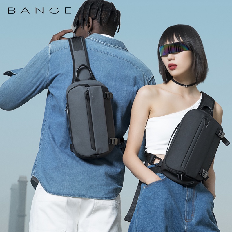 Bange Tas Selempang Pria Waist Bag Pria Sling Bag Pria BG7322