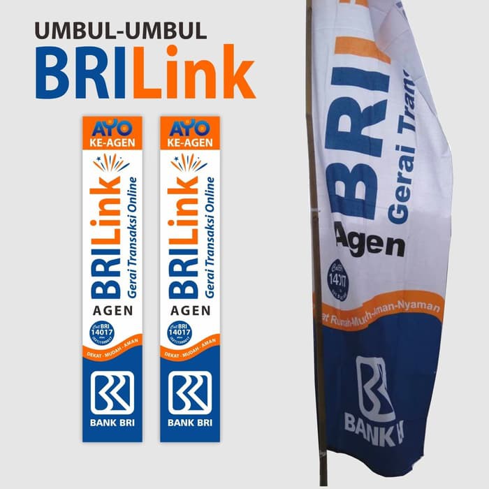 Umbul Umbul BRILink Bahan Kain