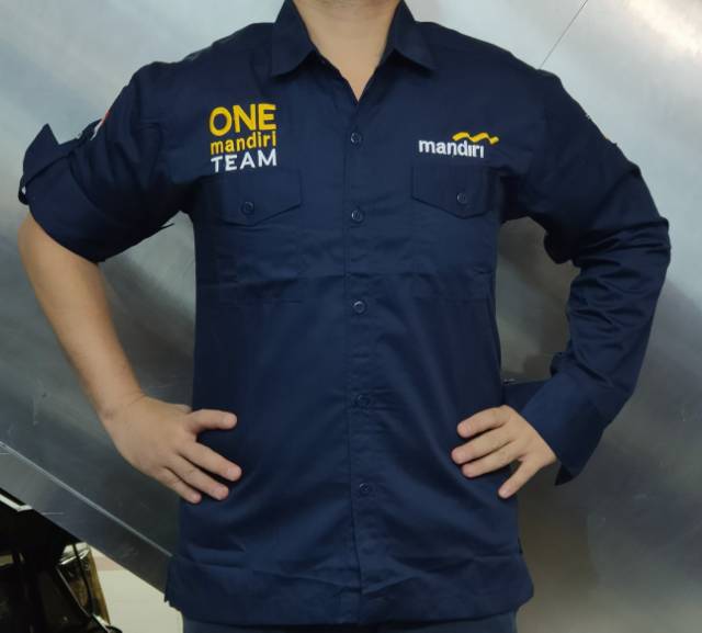 Seragam Kemeja Baju Bank ONE MANDIRI