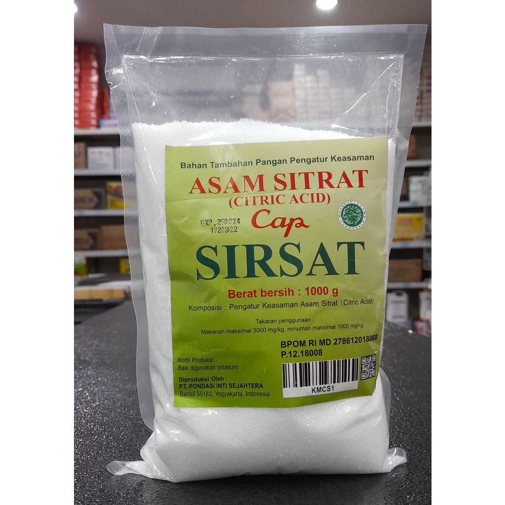 

Citrid Acid Sirsat 1kg