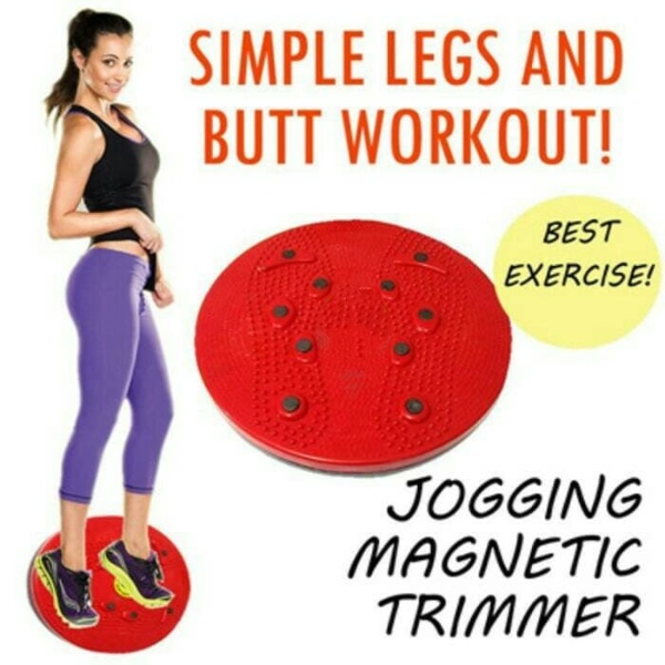 BEST SELLER Magnetic Trimmer alat olahraga Jogging Body Plate Alat Pelangsing Tubuh &amp; Perut 1Pcs termurah cod