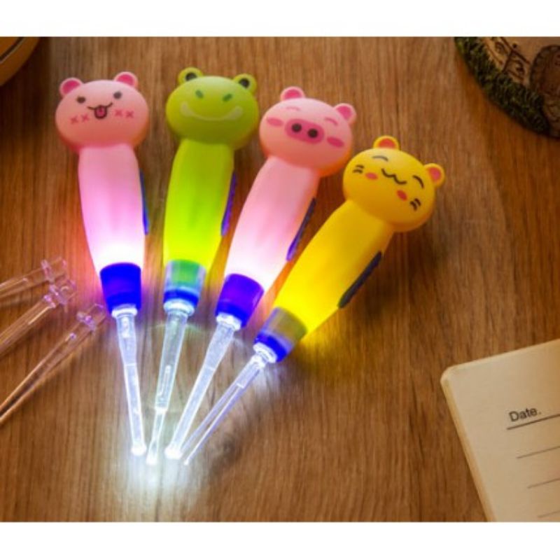 Pembersih Telinga LED Telinga Pembersih Telinga Anak Korek Kuping Motif boneka lucu