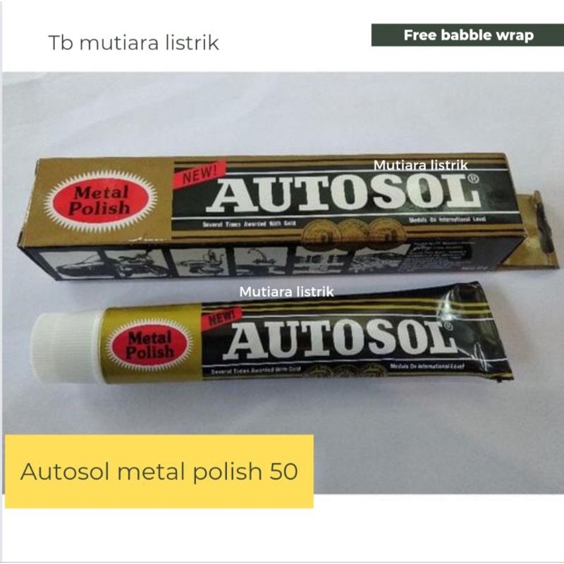 Jual Autosol Metal Polish 50 gram Pengkilat Pembersih Karat Autosol