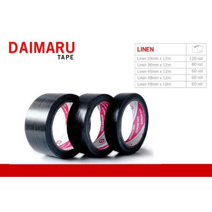 

Off-C373 Daimaru Lakban Hitam 36 mm x 12 m