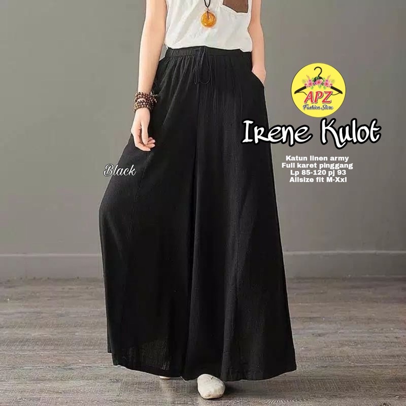 IRENE KULOT BY APZ / CELANA BAHAN / CELANA KULOT KAIN BAHAN